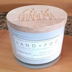 SAND + FOG "Best GRANDMA" LIMONCELLO Scented Candle. 2 Wicks. Smells Amazing!!